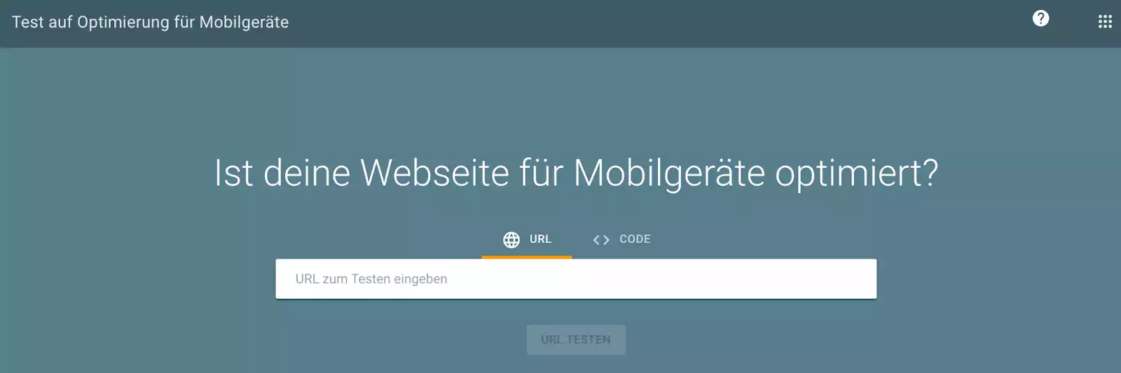 Mobile-Friendly Test von Google