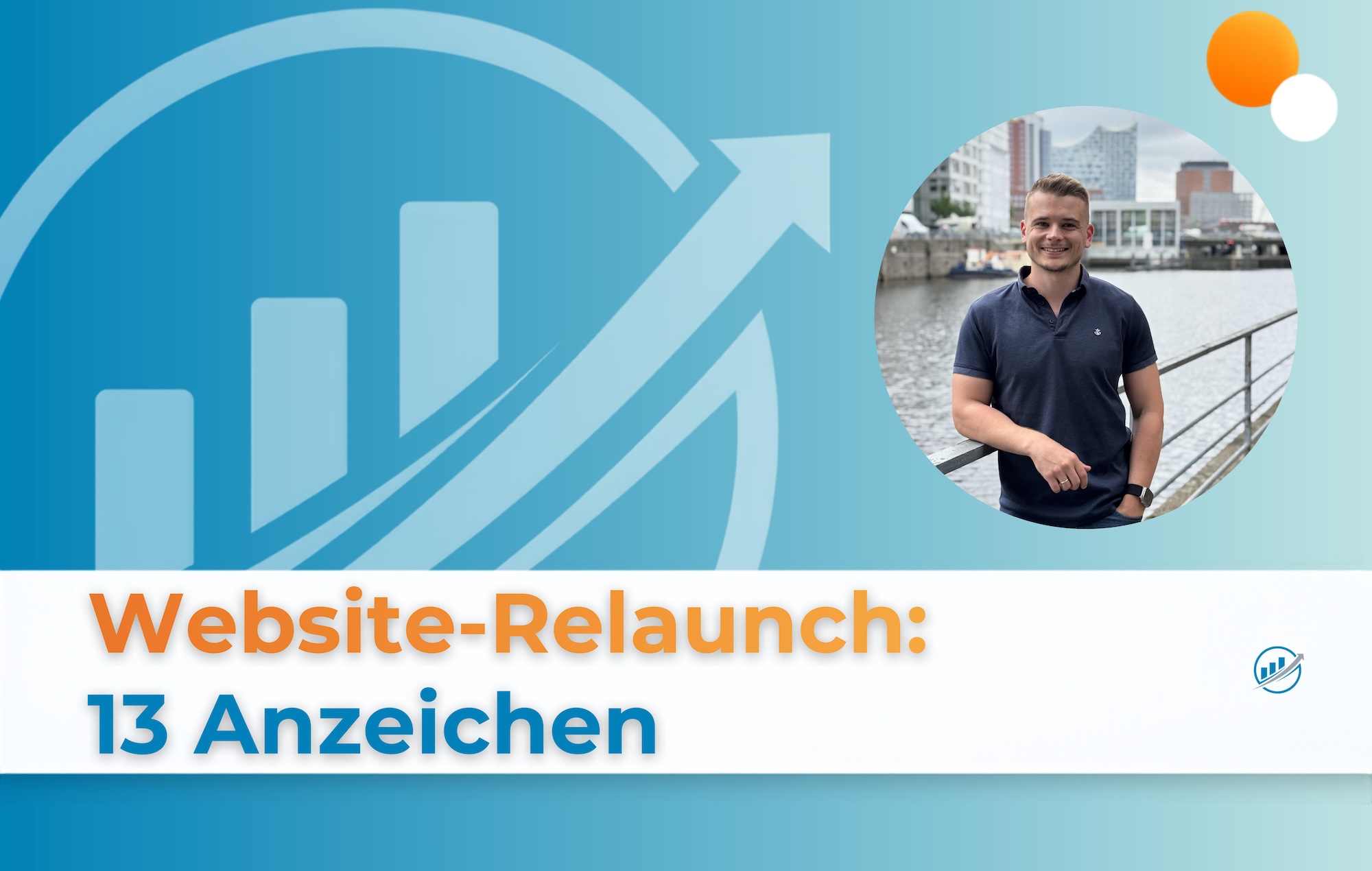 Illustration zum Thema Website-Relaunch mit 13 Warnsignalen für Unternehmen