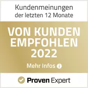 Proven Expert Zertifikat